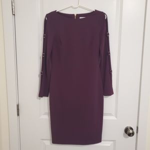 Calvin Klein Purple Dress Size 6 worn once
